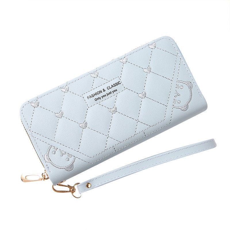 Women's Wallet Long Fashion Single Zipper - Giftsmith