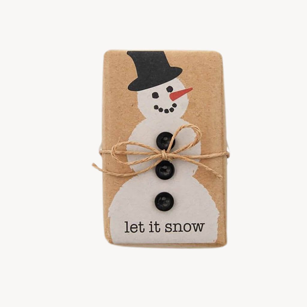 Christmas Soap with Trim Snowman - Giftsmith