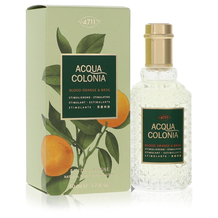 4711 Acqua Colonia Blood Orange &amp; Basil Eau De Cologne Spray (Unisex) By 4711 - Giftsmith