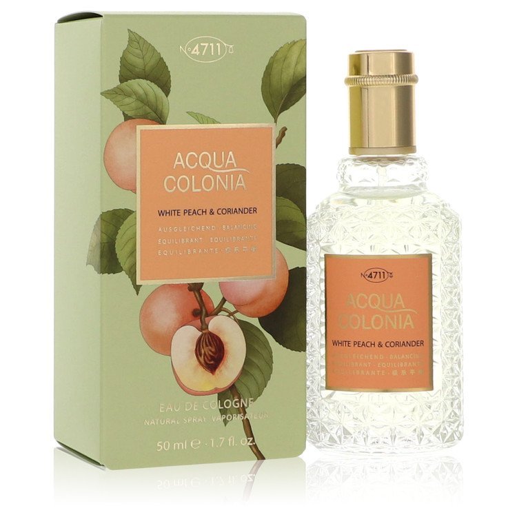 4711 Acqua Colonia White Peach &amp; Coriander Eau De Cologne Spray (Unisex) By 4711 - Giftsmith
