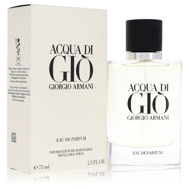 Acqua Di Gio Eau De Parfum Refillable Spray By Giorgio Armani - Giftsmith