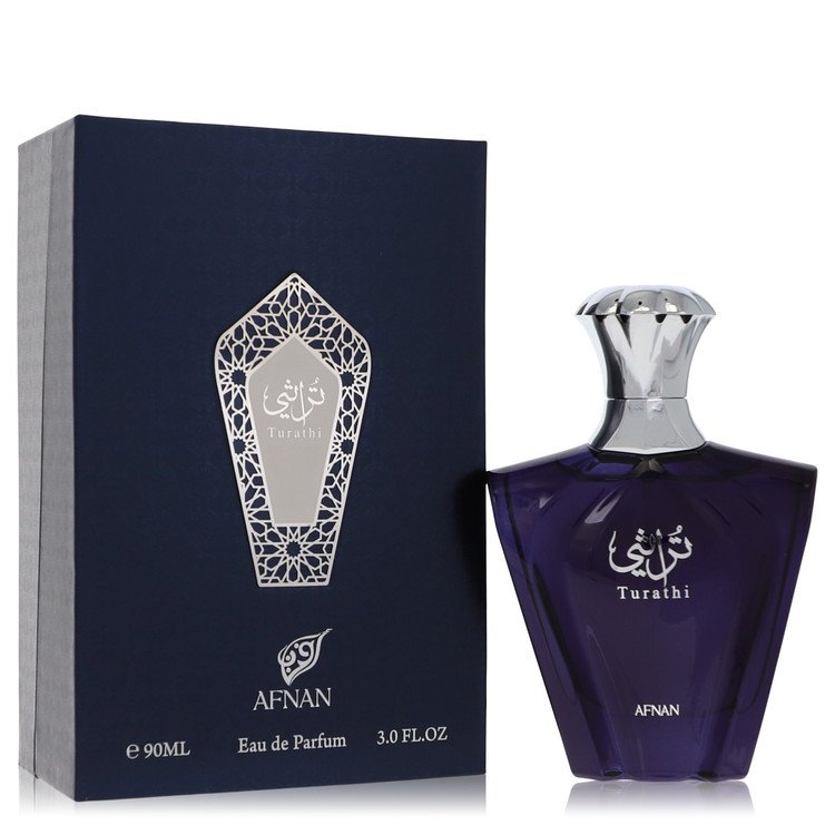 Afnan Turathi Blue Eau De Parfum Spray By Afnan - Giftsmith