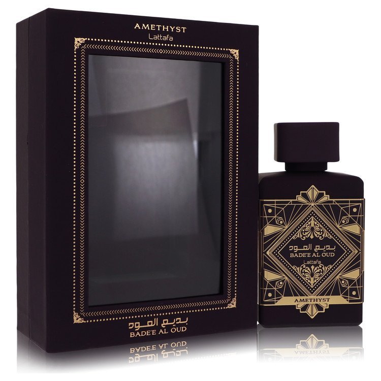 Amethyst Badee Al Oud Eau De Parfum Spray (Unisex) By Lattafa - Giftsmith