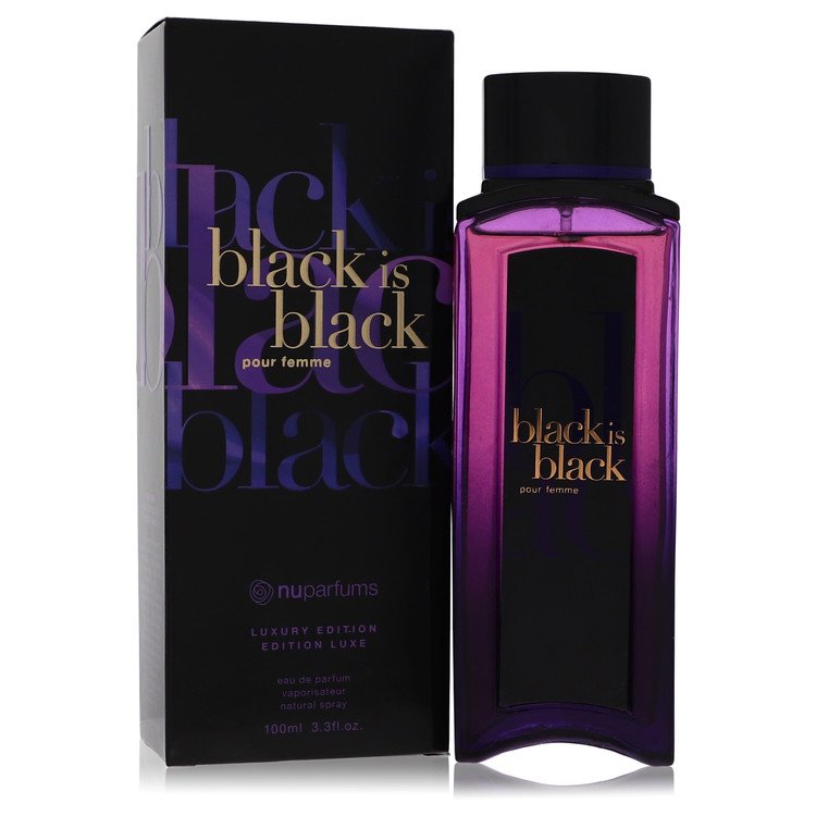 Black Is Black Eau De Parfum Spray By Nu Parfums - Giftsmith