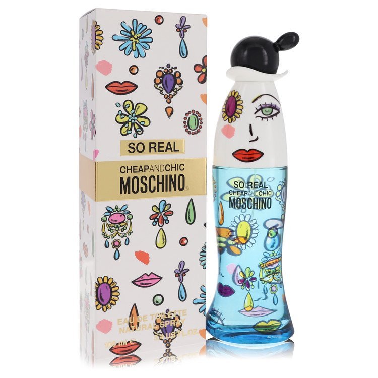Cheap &amp; Chic So Real Eau De Toilette Spray By Moschino - Giftsmith