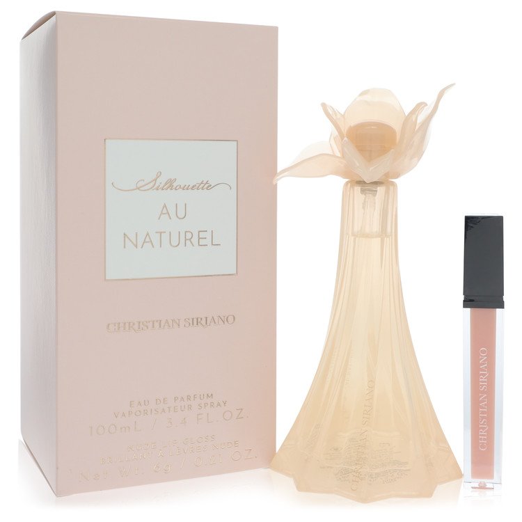 Christian Siriano Au Naturel Eau De Parfum Spray + 0.21 oz Nude Lip Gloss By Christian Siriano - Giftsmith