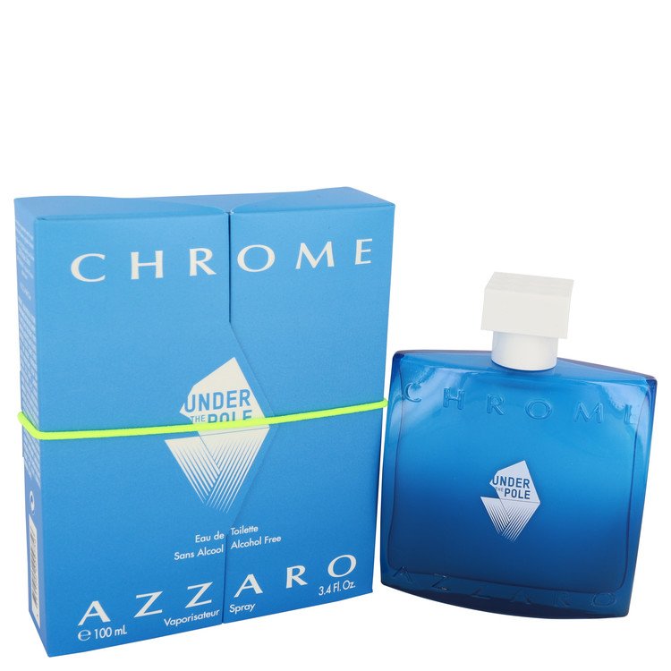 Chrome Under The Pole Eau De Toilette Spray (Alcohol Free) By Azzaro - Giftsmith