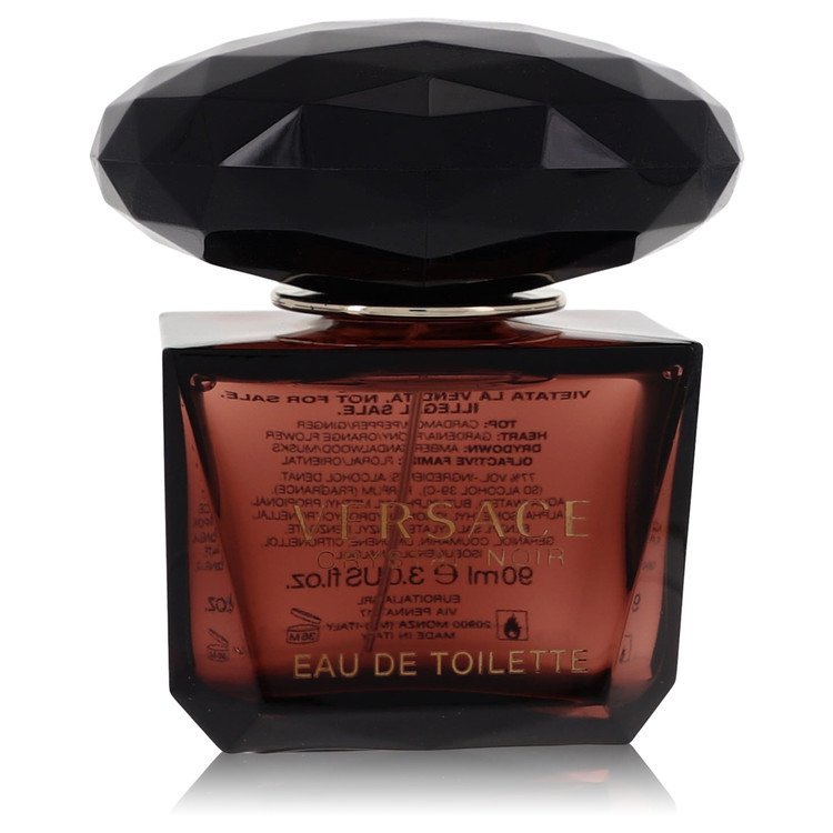 Crystal Noir Eau De Toilette Spray (Tester) By Versace - Giftsmith