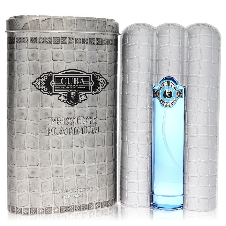 Cuba Prestige Platinum Eau De Toilette Spray By Fragluxe - Giftsmith