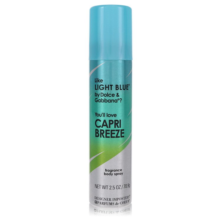 Designer Imposters Capri Breeze Body Spray By Parfums De Coeur - Giftsmith