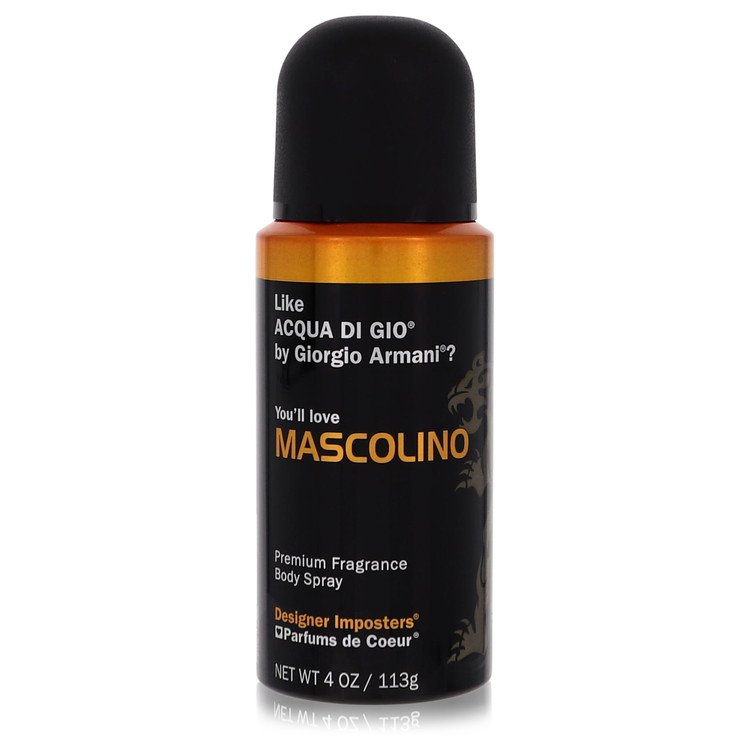 Designer Imposters Mascolino Body Spray By Parfums De Coeur - Giftsmith