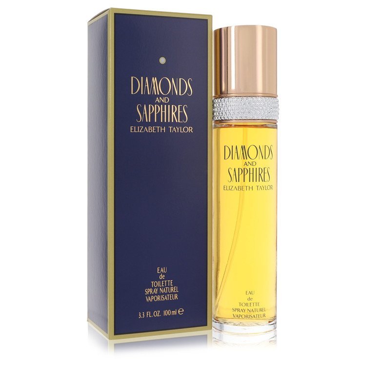 Diamonds &amp; Sapphires Eau De Toilette Spray By Elizabeth Taylor - Giftsmith