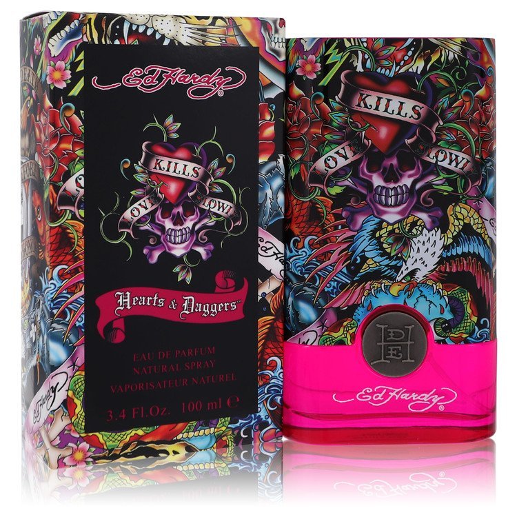 Ed Hardy Hearts &amp; Daggers Eau De Parfum Spray By Christian Audigier - Giftsmith