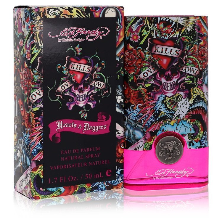 Ed Hardy Hearts & Daggers Eau De Parfum Spray By Christian Audigier - Giftsmith