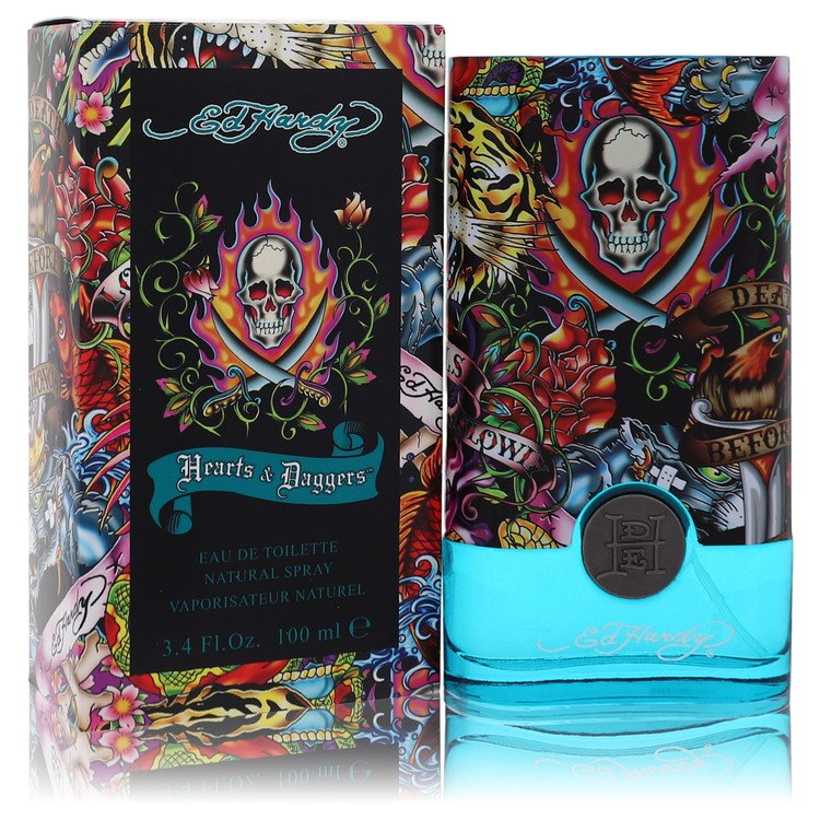 Ed Hardy Hearts & Daggers Eau De Toilette Spray By Christian Audigier - Giftsmith
