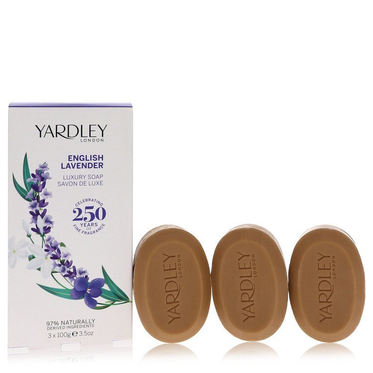 English Lavender 3 x 3.5 oz Soap By Yardley London - Giftsmith