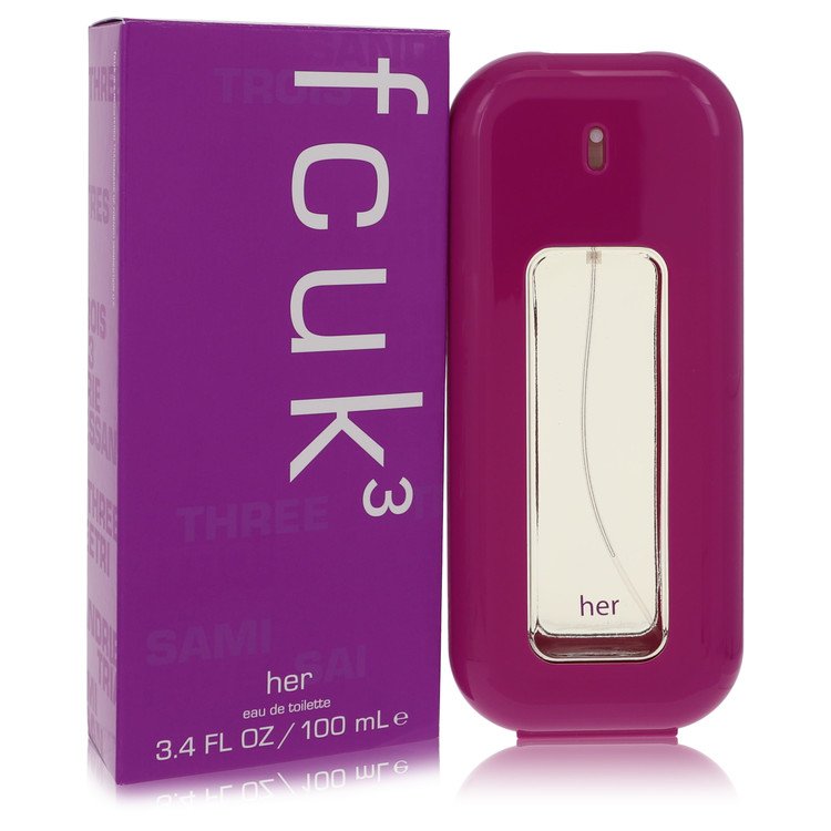 Fcuk 3 Eau De Toilette Spray By French Connection - Giftsmith