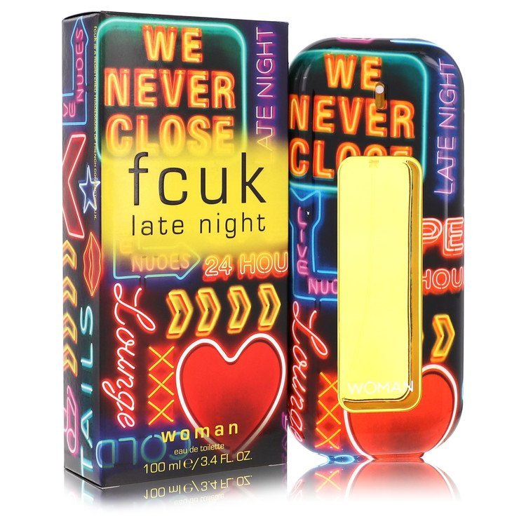 Fcuk Late Night Eau De Toilette Spray By French Connection - Giftsmith