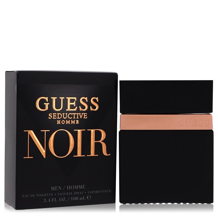Guess Seductive Homme Noir Eau De Toilette Spray By Guess - Giftsmith