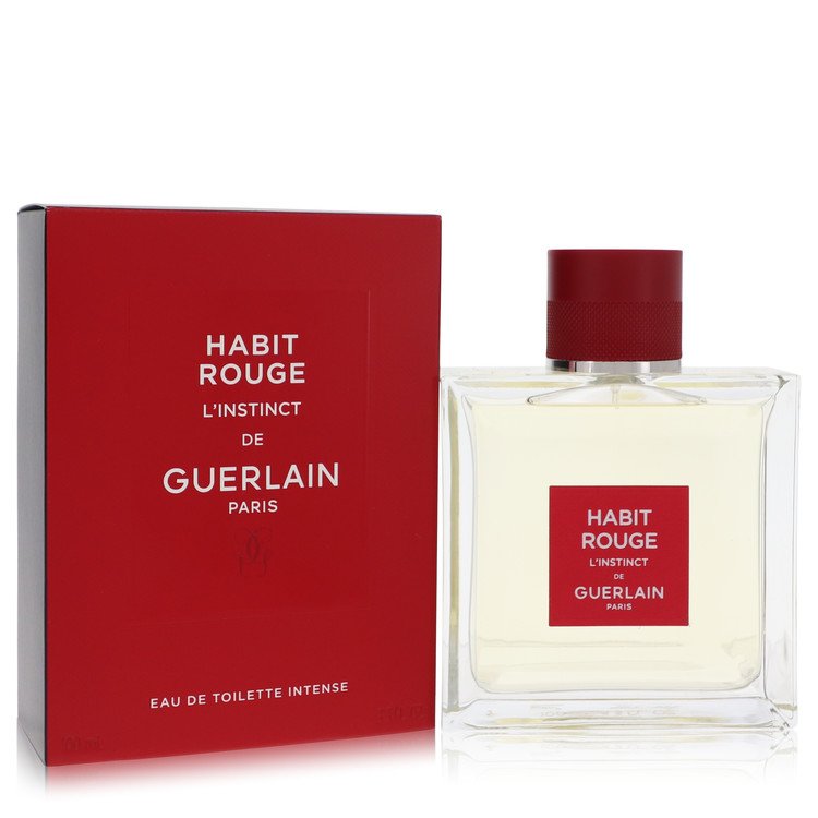 Habit Rouge L'instinct Eau De Toilette Intense Spray By Guerlain - Giftsmith