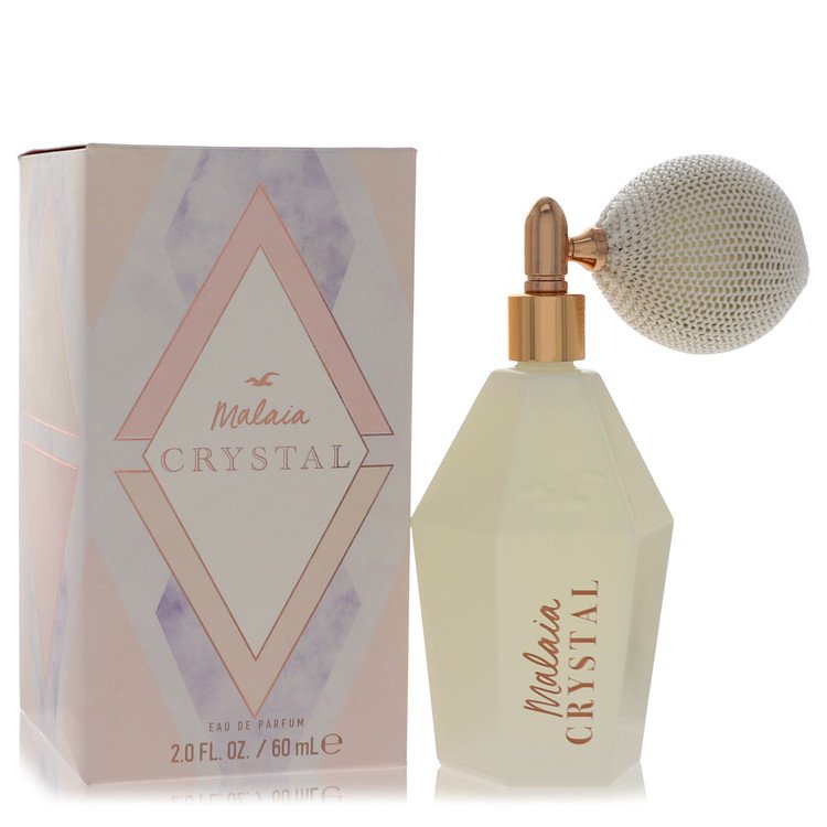 Hollister Malaia Crystal Eau De Parfum Spray with Atomizer By Hollister - Giftsmith