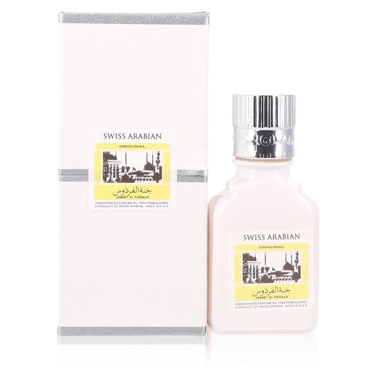Jannet El Firdaus Concentrated Perfume Oil Free From Alcohol (Unisex White Attar) By Swiss Arabian - Giftsmith