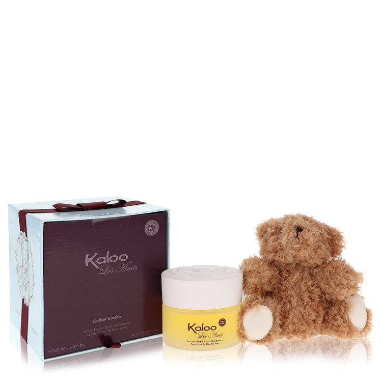 Kaloo Les Amis Eau De Senteur Spray / Room Fragrance Spray (Alcohol Free) + Free Fluffy Bear By Kaloo - Giftsmith