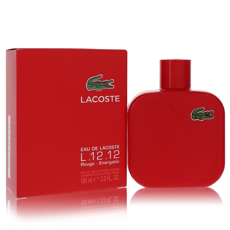 Lacoste Eau De Lacoste L.12.12 Rouge Eau De Toilette Spray By Lacoste - Giftsmith
