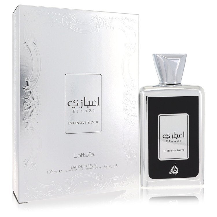 Lattafa Ejaazi Intensive Silver Eau De Parfum Spray (Unisex) By Lattafa - Giftsmith