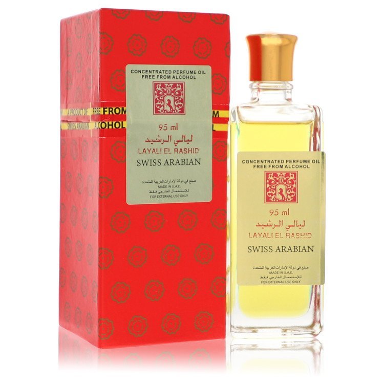 Layali El Rashid Concentrated Perfume Oil Free From Alcohol (Unisex) By Swiss Arabian - Giftsmith