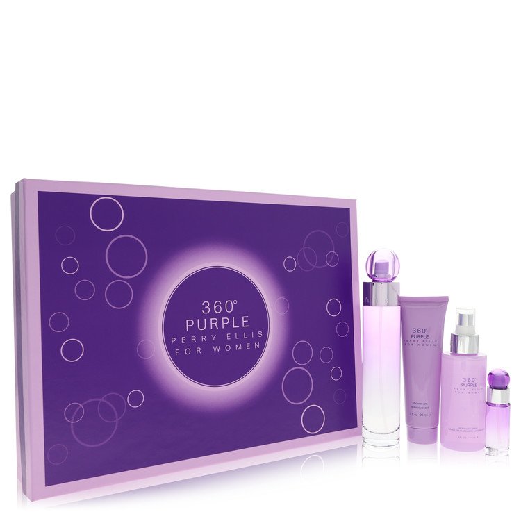 Perry Ellis 360 Purple Gift Set By Perry Ellis - Giftsmith