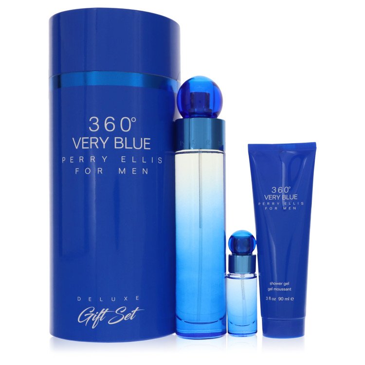 Perry Ellis 360 Very Blue Gift Set By Perry Ellis - Giftsmith