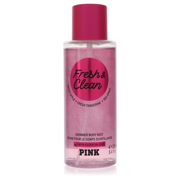 Pink Fresh And Clean Shimmer Body Mist By Victoria's Secret - Giftsmith