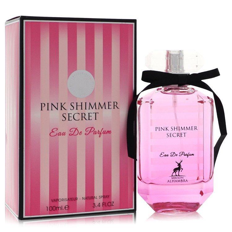 Pink Shimmer Secret Eau De Parfum Spray By Maison Alhambra - Giftsmith