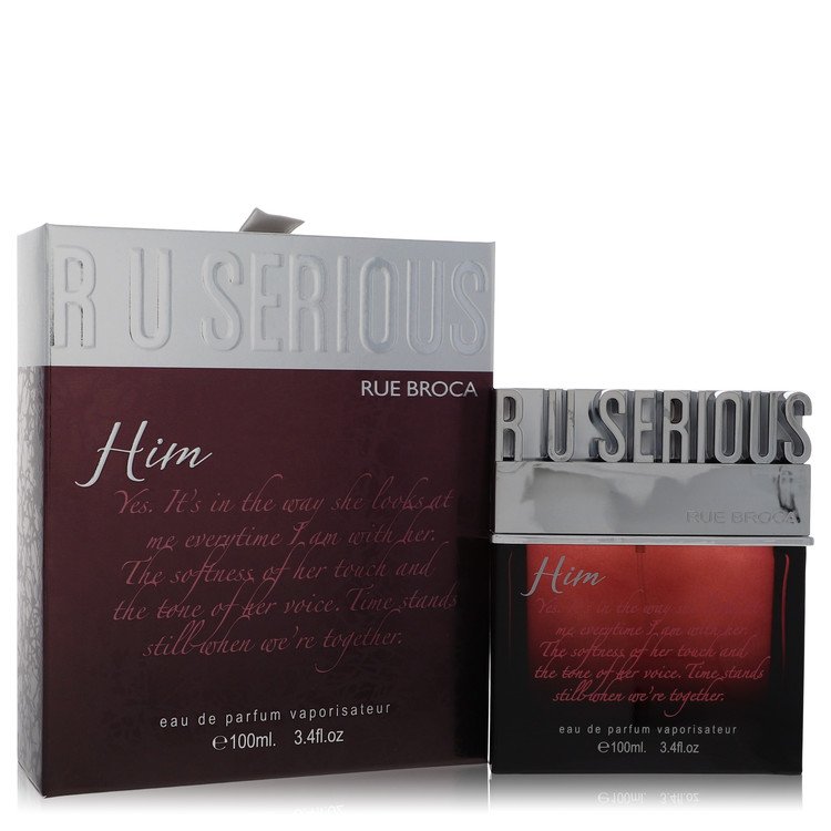 R U Serious Him Eau De Parfum Spray By Rue Broca - Giftsmith