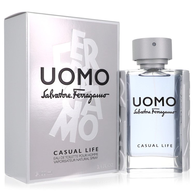 Salvatore Ferragamo Uomo Casual Life Eau De Toilette Spray By Salvatore Ferragamo - Giftsmith