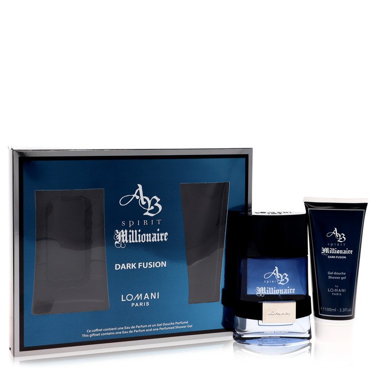 Spirit Millionaire Dark Fusion Gift Set By Lomani - Giftsmith