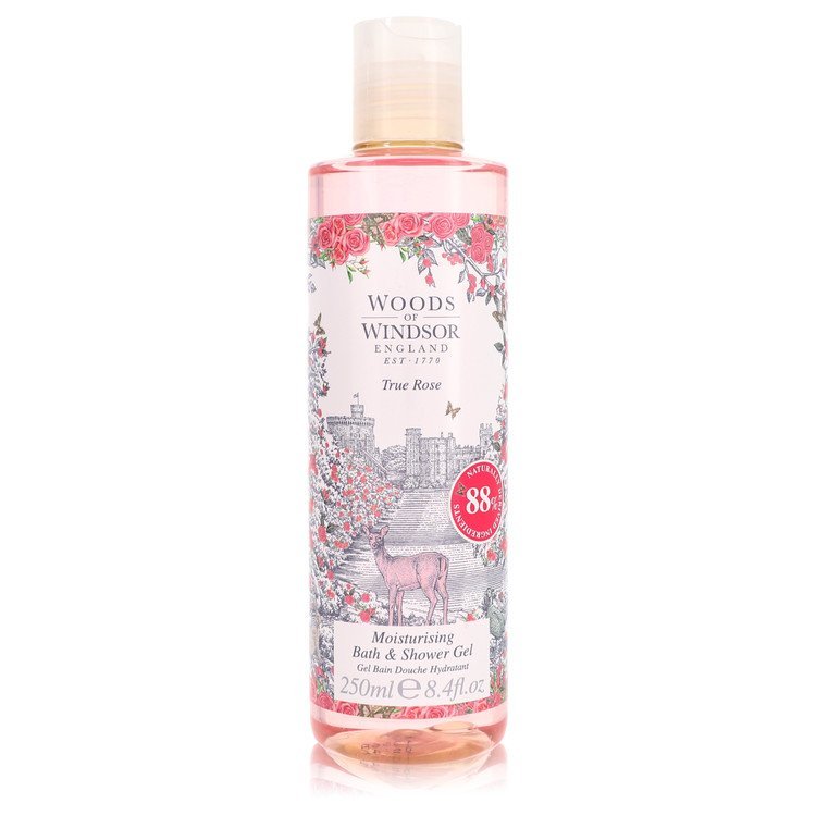 True Rose Shower Gel By Woods of Windsor - Giftsmith