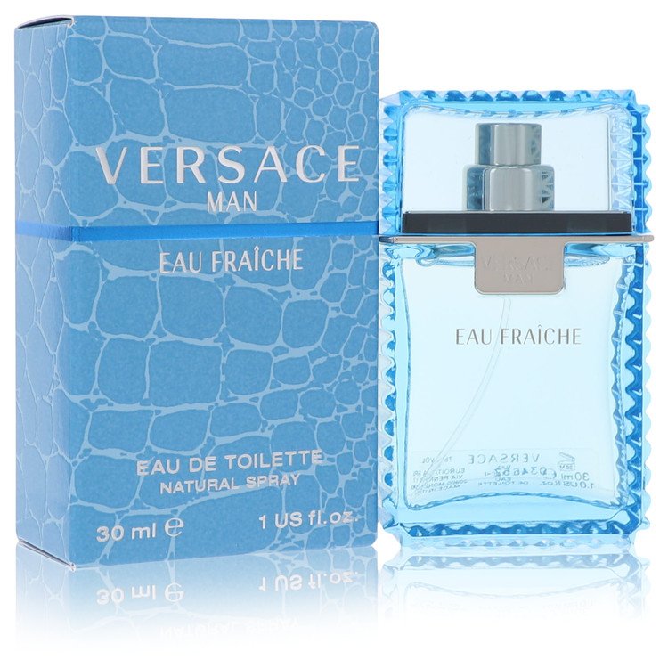 Versace Man Eau Fraiche Eau De Toilette Spray (Blue) By Versace - Giftsmith