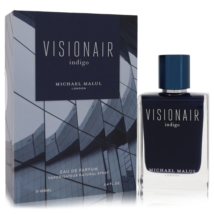Visionair Indigo Eau De Parfum Spray By Michael Malul - Giftsmith