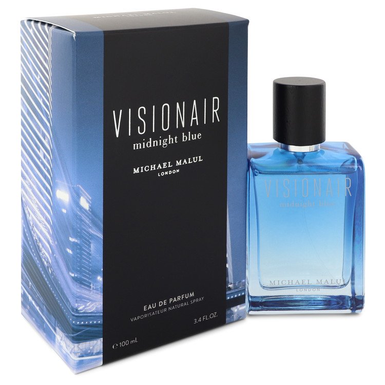 Visionair Midnight Blue Eau De Parfum Spray By Michael Malul - Giftsmith
