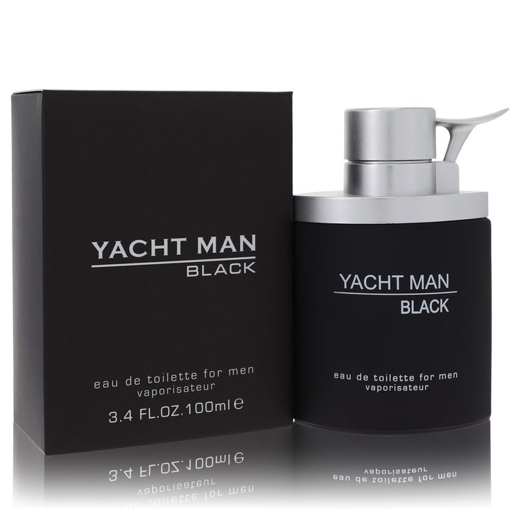 Yacht Man Black Eau De Toilette Spray By Myrurgia - Giftsmith