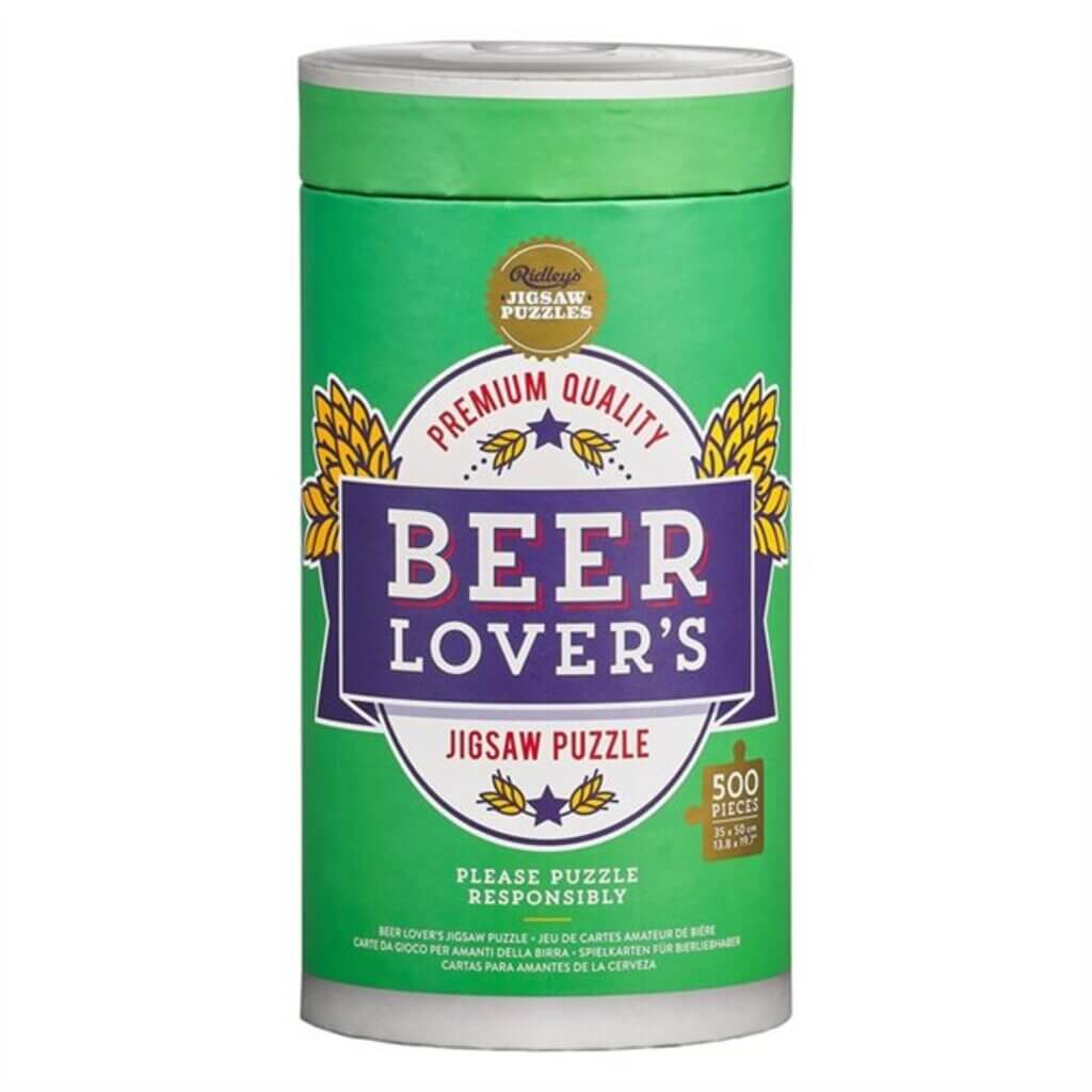 Beer Lover&#39;s 500 Piece Jigsaw Puzzle - Giftsmith