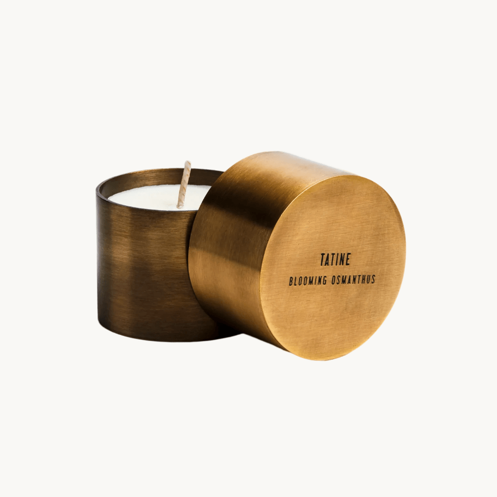 Blooming Osmanthus Natural Brass Candle - Giftsmith