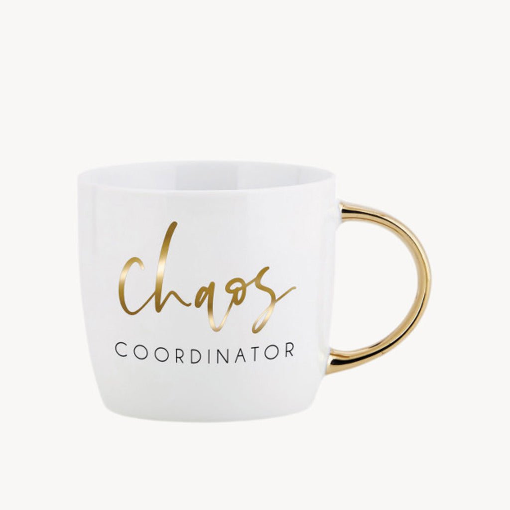 "Chaos Coordinator" Gold Handle Mug - Giftsmith