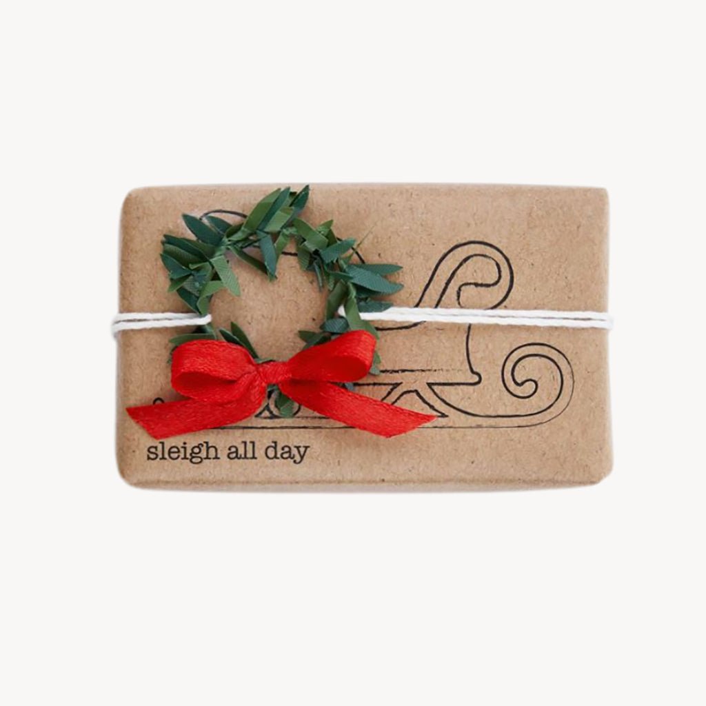 Christmas Soap with Trim Sleigh - Giftsmith