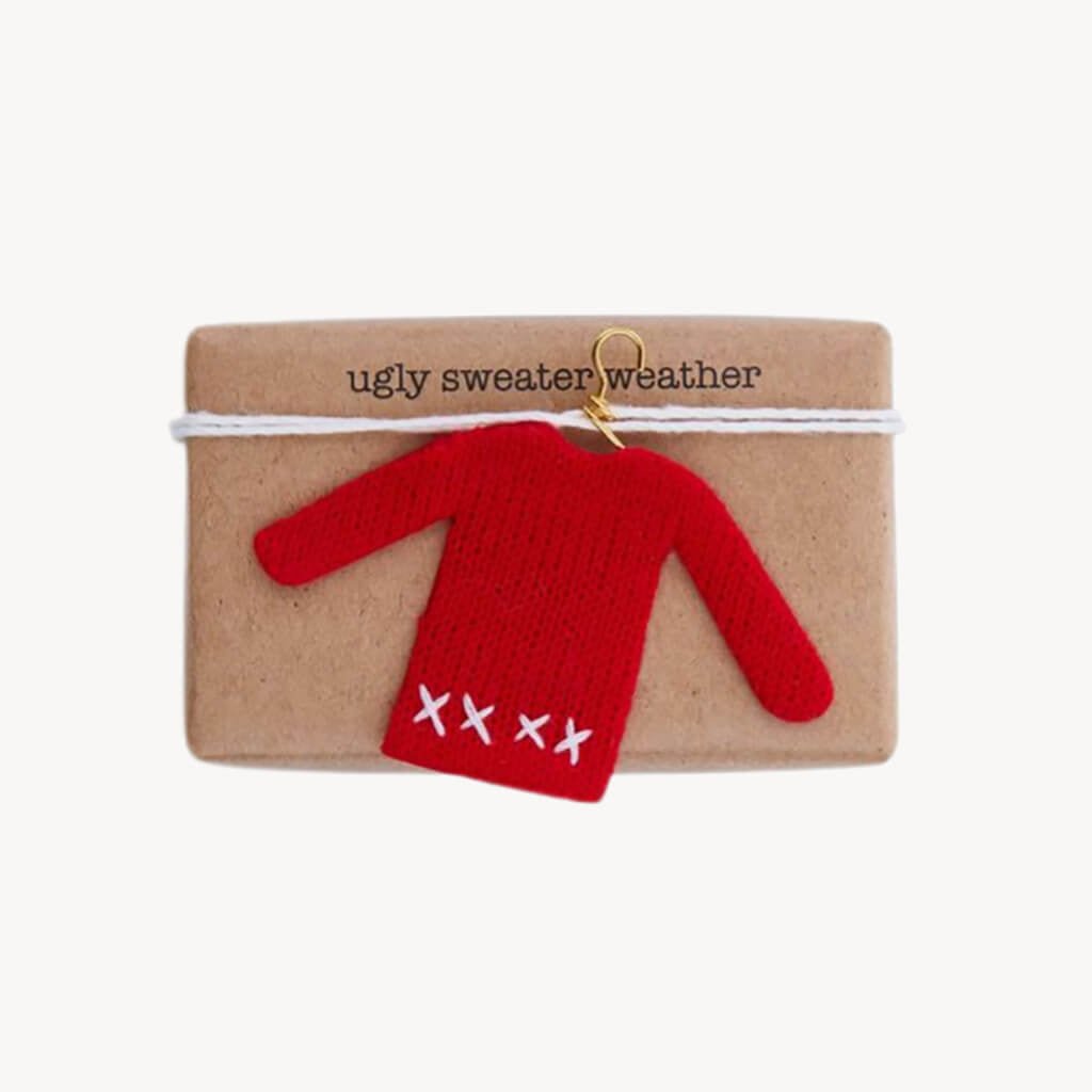 Christmas Soap with Trim Sweater - Giftsmith