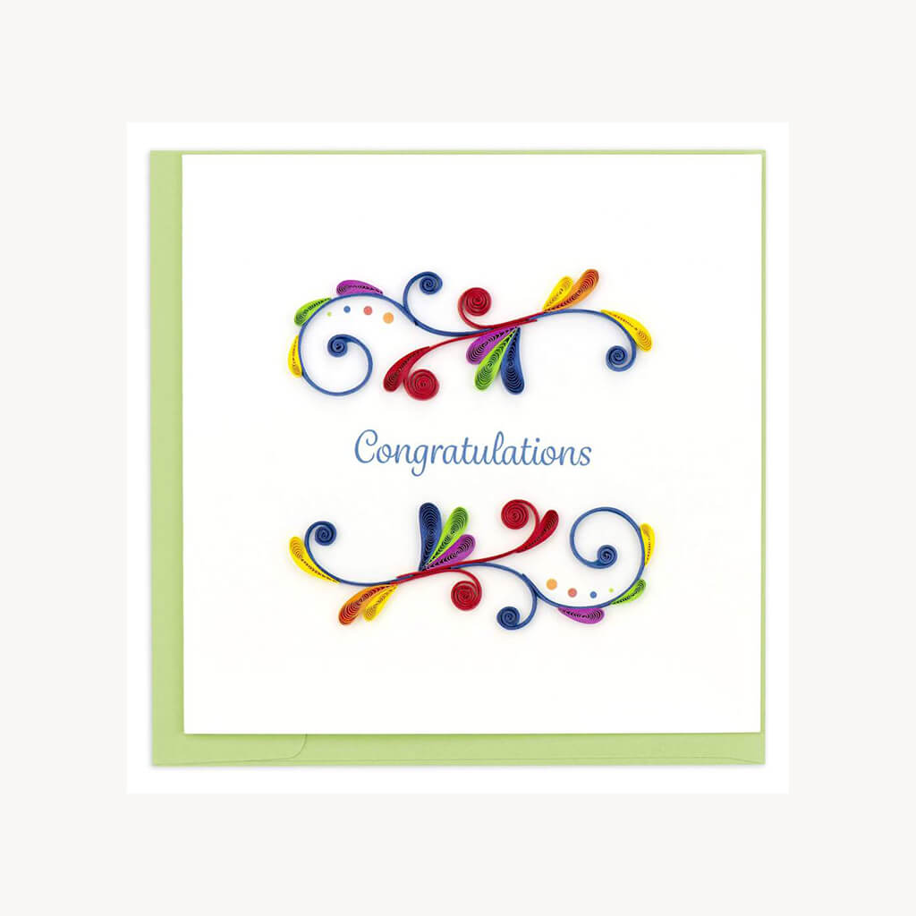 Congratulations Swirl - Giftsmith