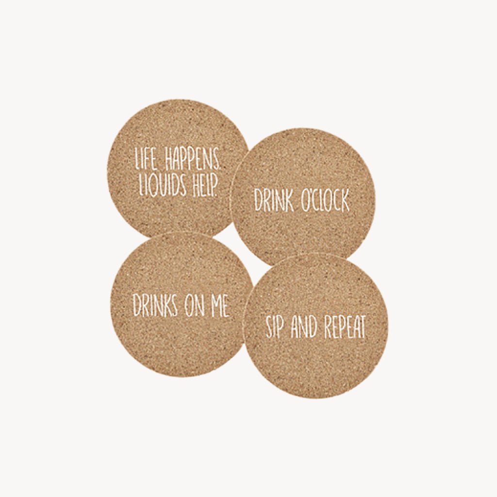 Cork Coaster Set - Giftsmith