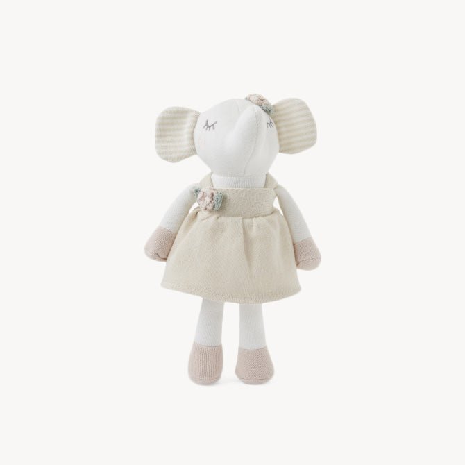 Elephant Girl Knit Toy 8" - Giftsmith